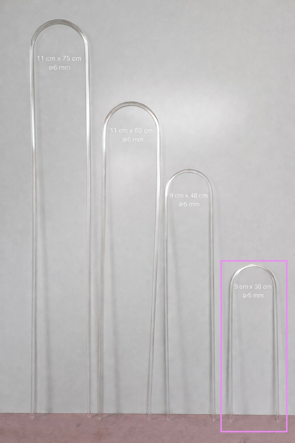 heavenly HOYA U-shaped acrylic trellies Rankhilfe Kletterhilfe 9x30/ 5 Stück SET