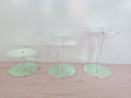 heavenly HOYA Acryl-Podest transparent holo 3 Stück Säule Präsentationsständer