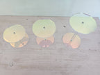 heavenly HOYA Acryl-Podest transparent holo 3 Stück Säule Präsentationsständer