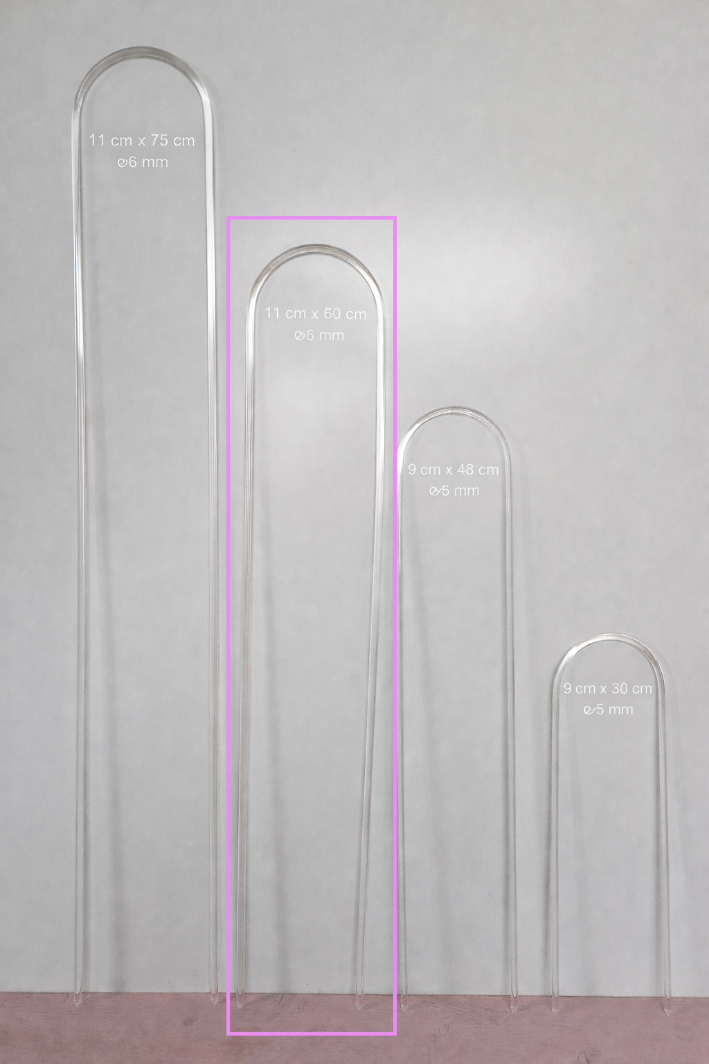 Rankhilfe aus Acryl in verschiedenen Größen