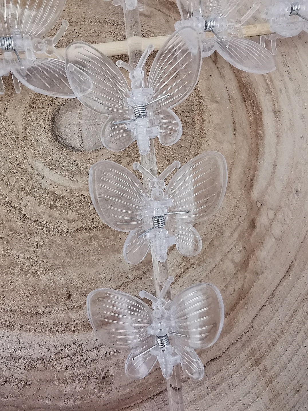 Pflanzenklammern Schmetterlinge 20Stck