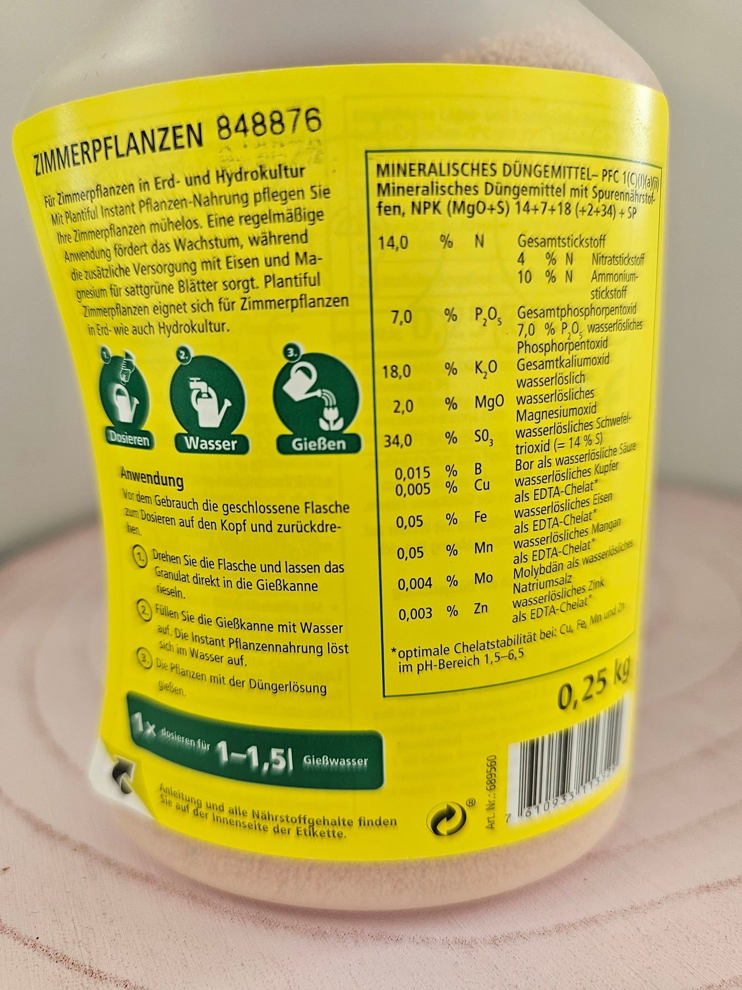 Plantiful Dünger für Zimmerpflanzen