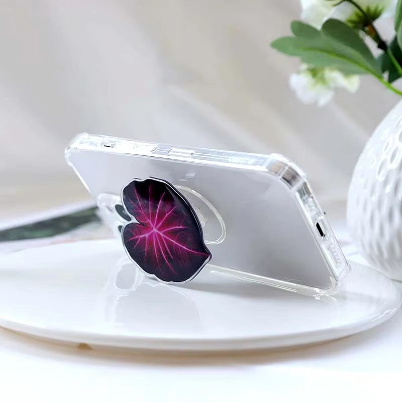 Handyhalter im Blatt-Design