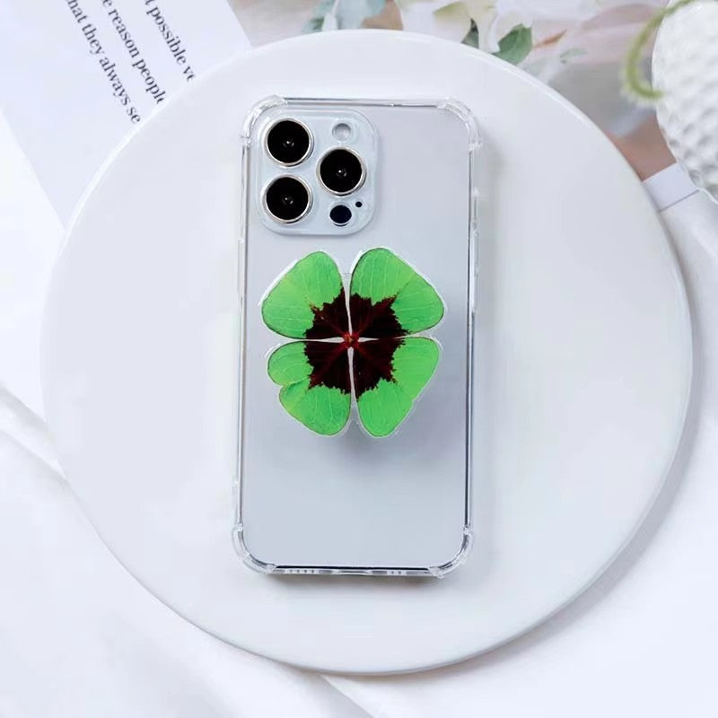 Handyhalter im Blatt-Design