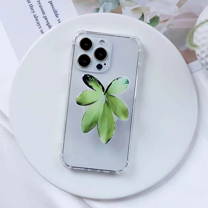 Handyhalter im Blatt-Design